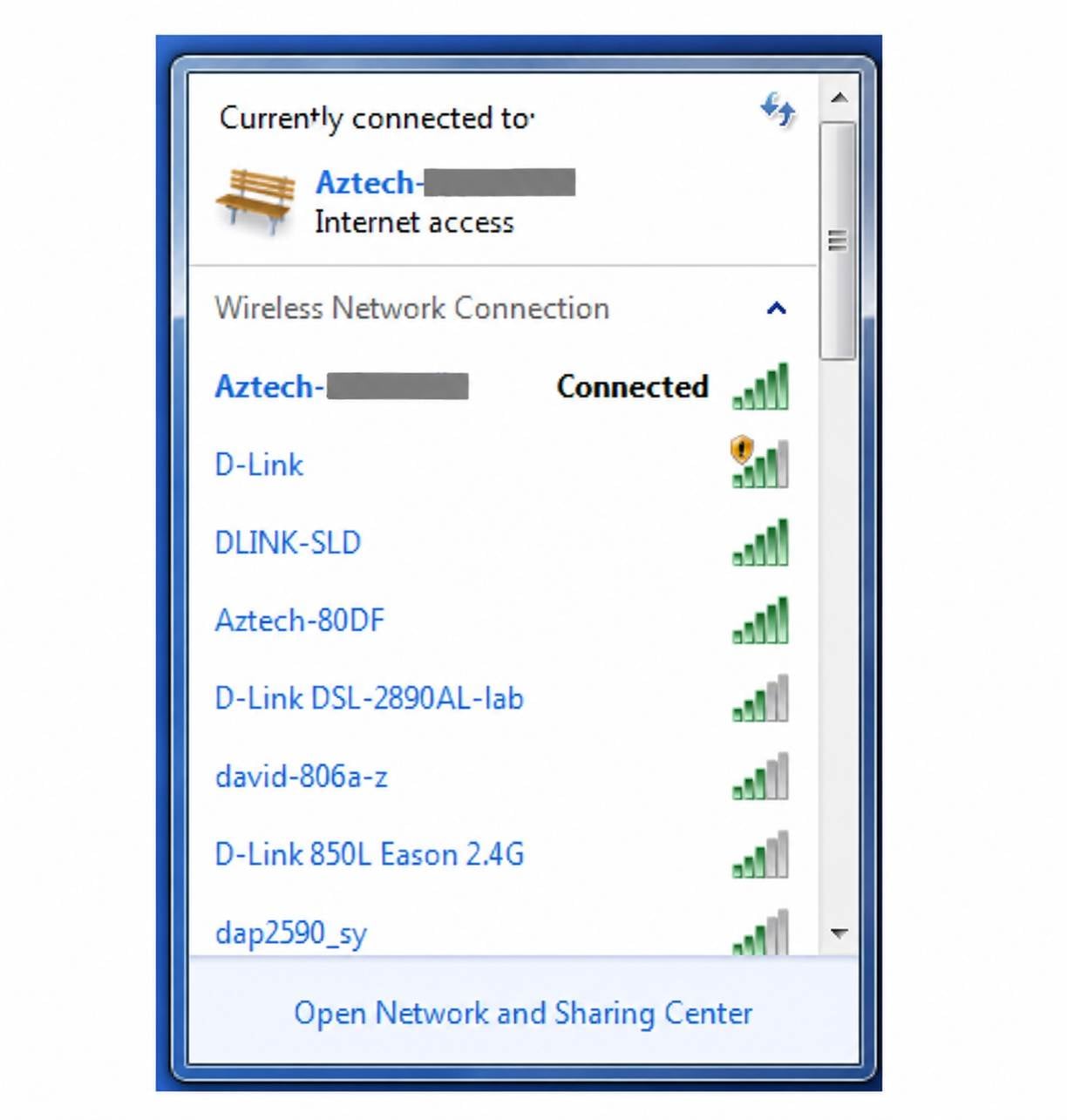 connect aztech wifi