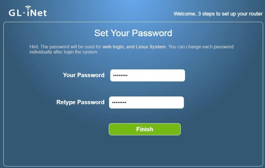 192.168.9.1 create password