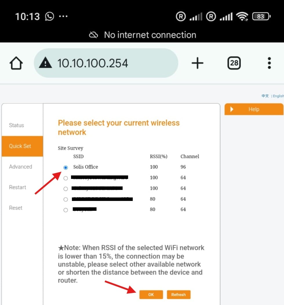 select network