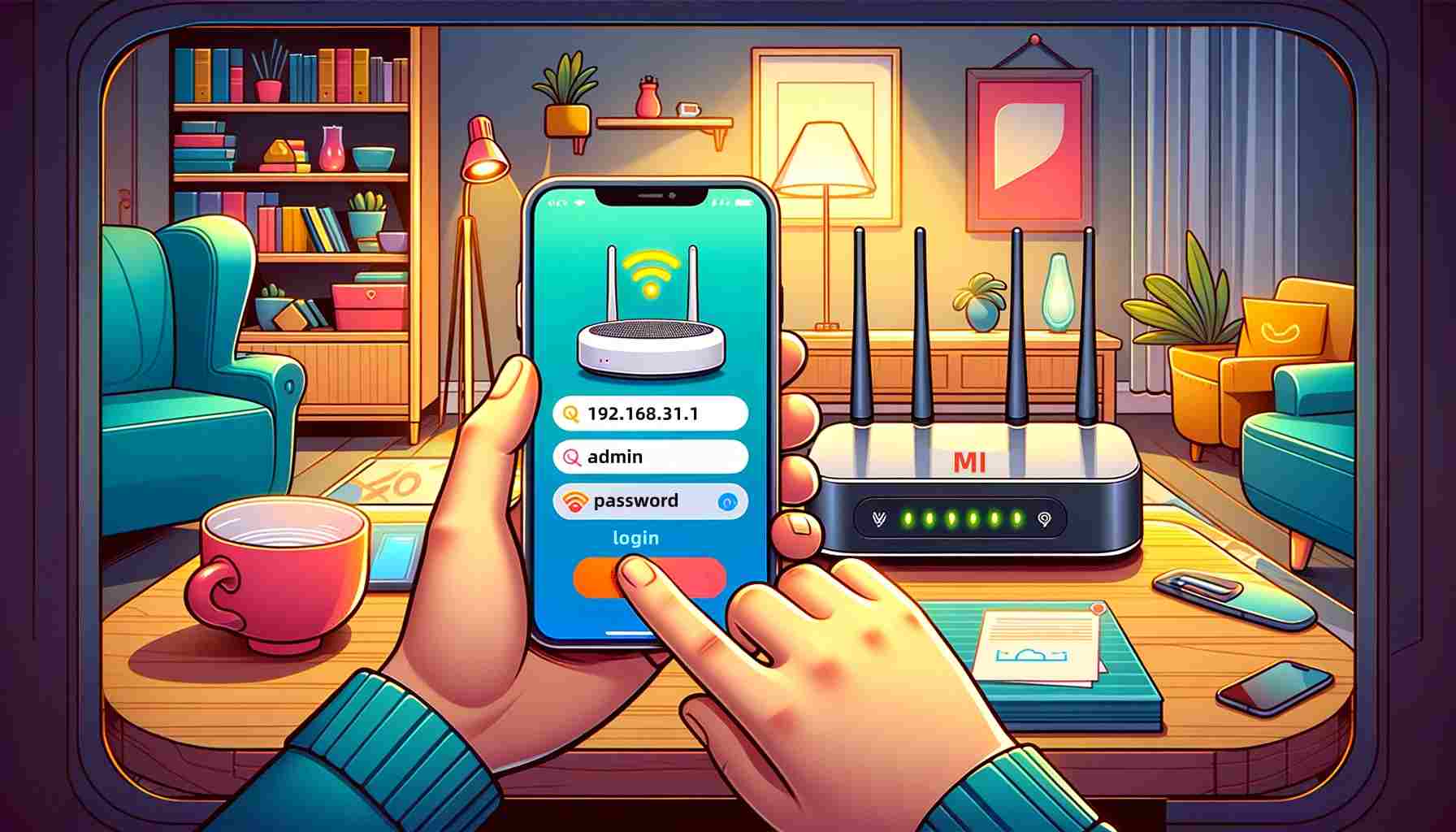 192.168.31.1 Configure Xiaomi Router IP Address and WiFi  (Mobile APP Version)